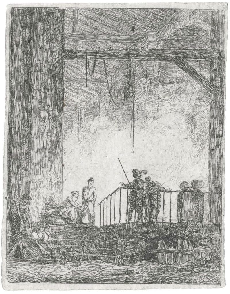 Robert (Hubert) – La galerie à la fumée