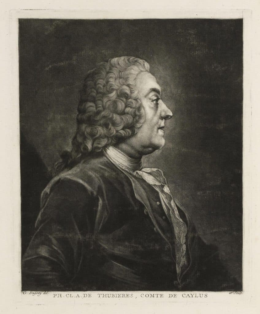 Gautier d’Agoty – Ph. Cl. A. de Thubières, comte de Caylus