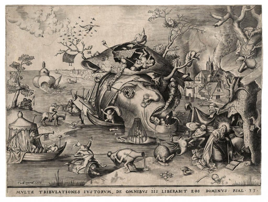 Van der Heyden / Bruegel – La Tentation de saint Antoine