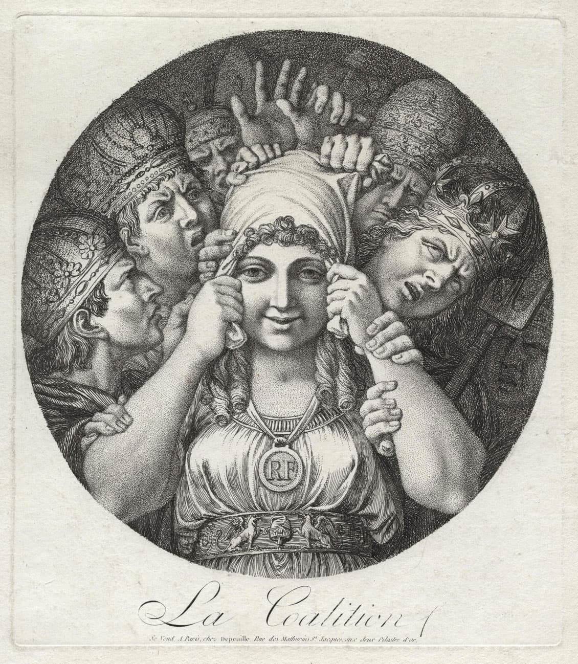La Coalition : la République française assaillie par le Pape et les puissances de l'Europe