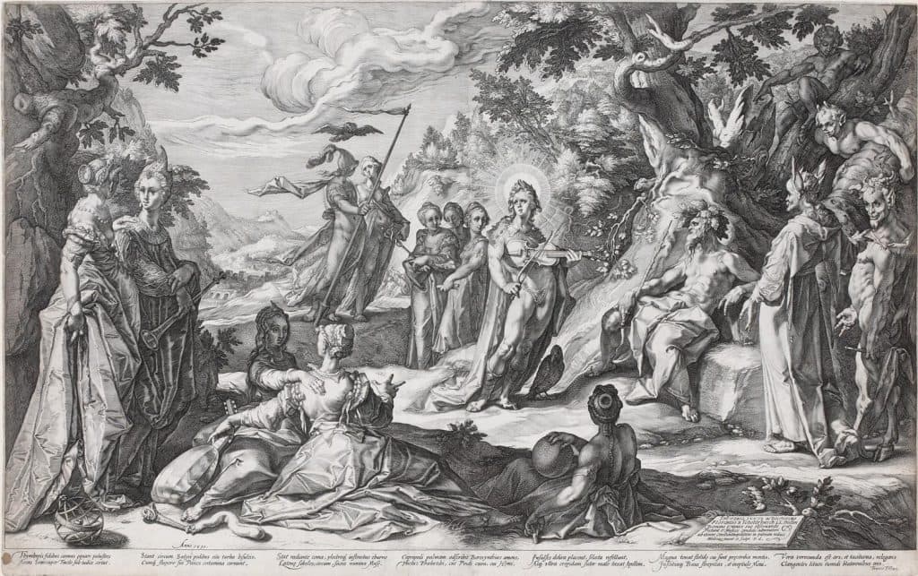 Goltzius – Le jugement de Midas