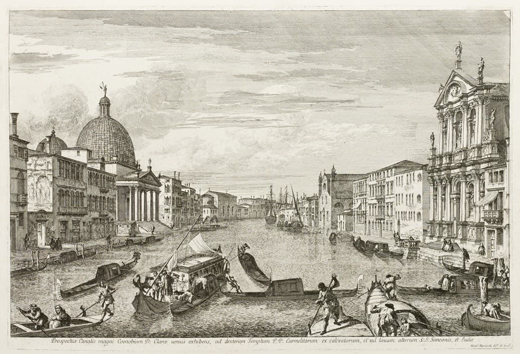 Veduta del Canal Grande a Santa Chiara