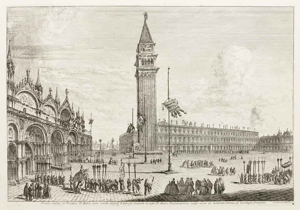 MARIESCHI Michele — Veduta di Piazza San Marco dalla Torre dell'Orologio