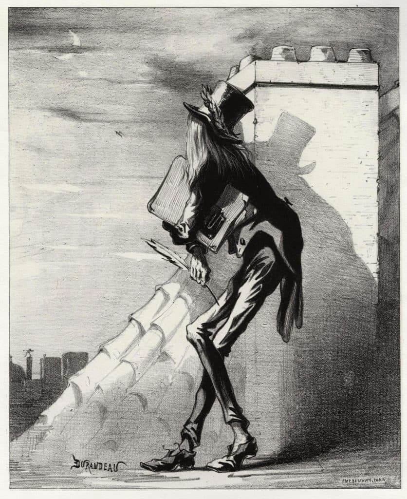 Durandeau – Philoxène Boyer sur un toit