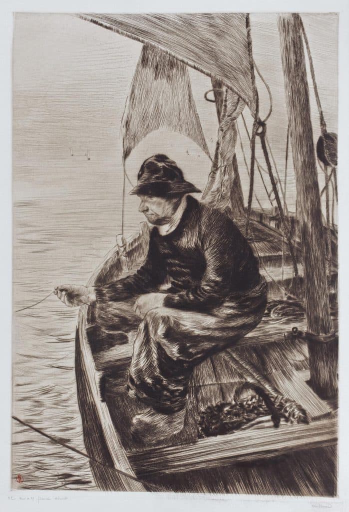 Huard – Pêcheur dans sa barque