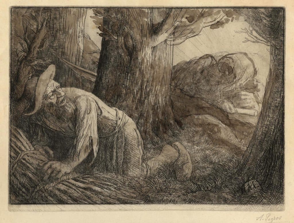 Legros – Triomphe de la Mort : La Mort a préparé une Demeure à des Abandonnés