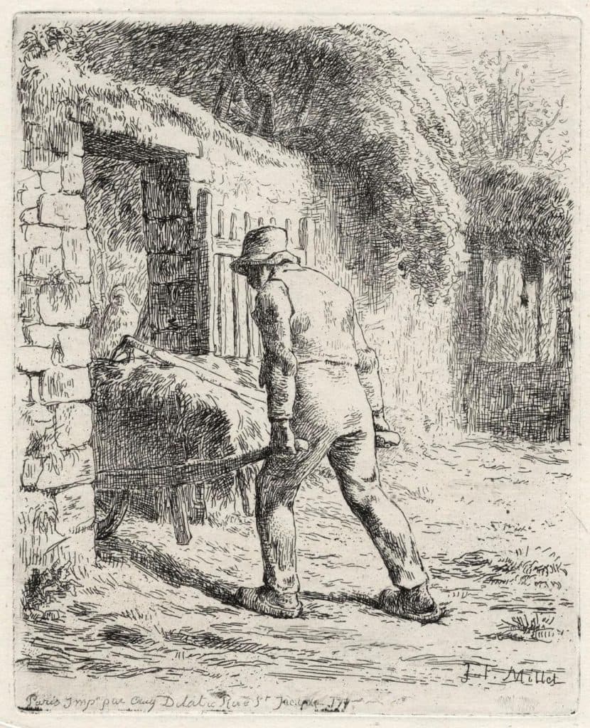 Millet – Le paysan sortant du fumier