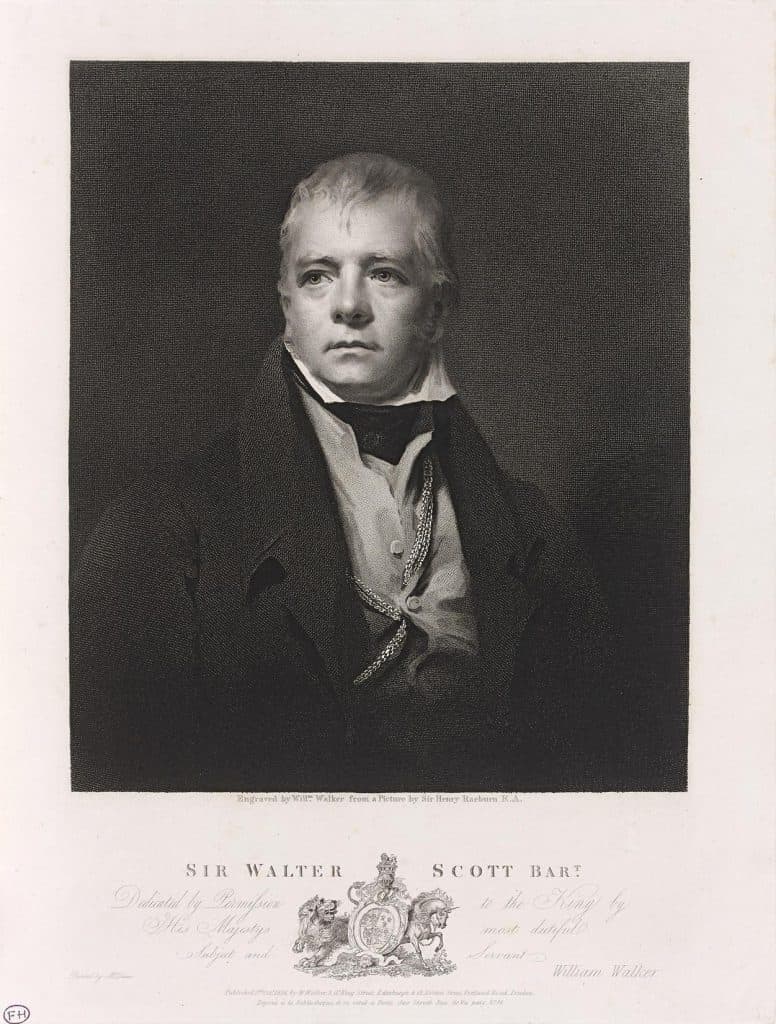 Walker / Raeburn – Portrait de Walter Scott