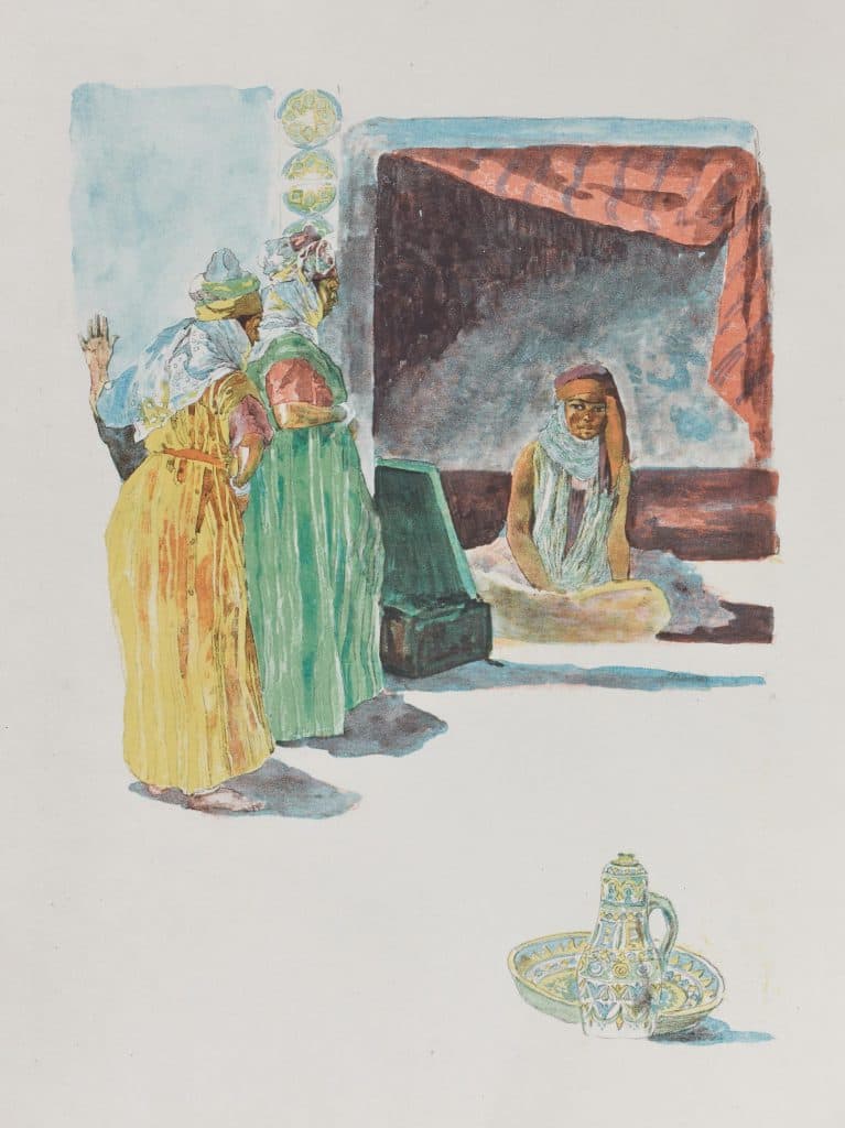 Lunois – Femmes arabes en visite