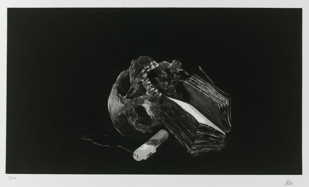 Skira – Vanité au livre ouvert et à la bougie éteinte