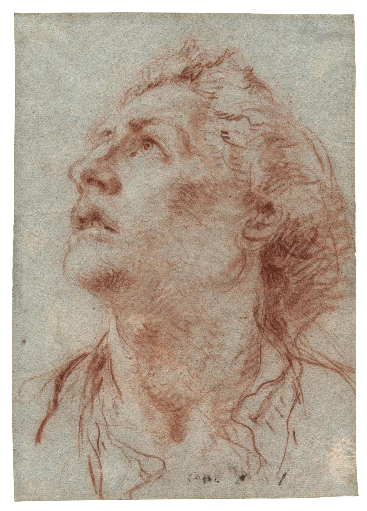 Tête d'homme de profil