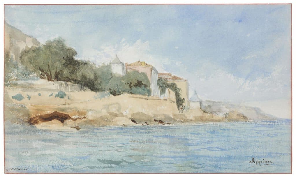 Appian – Vue de la côte à Monaco
