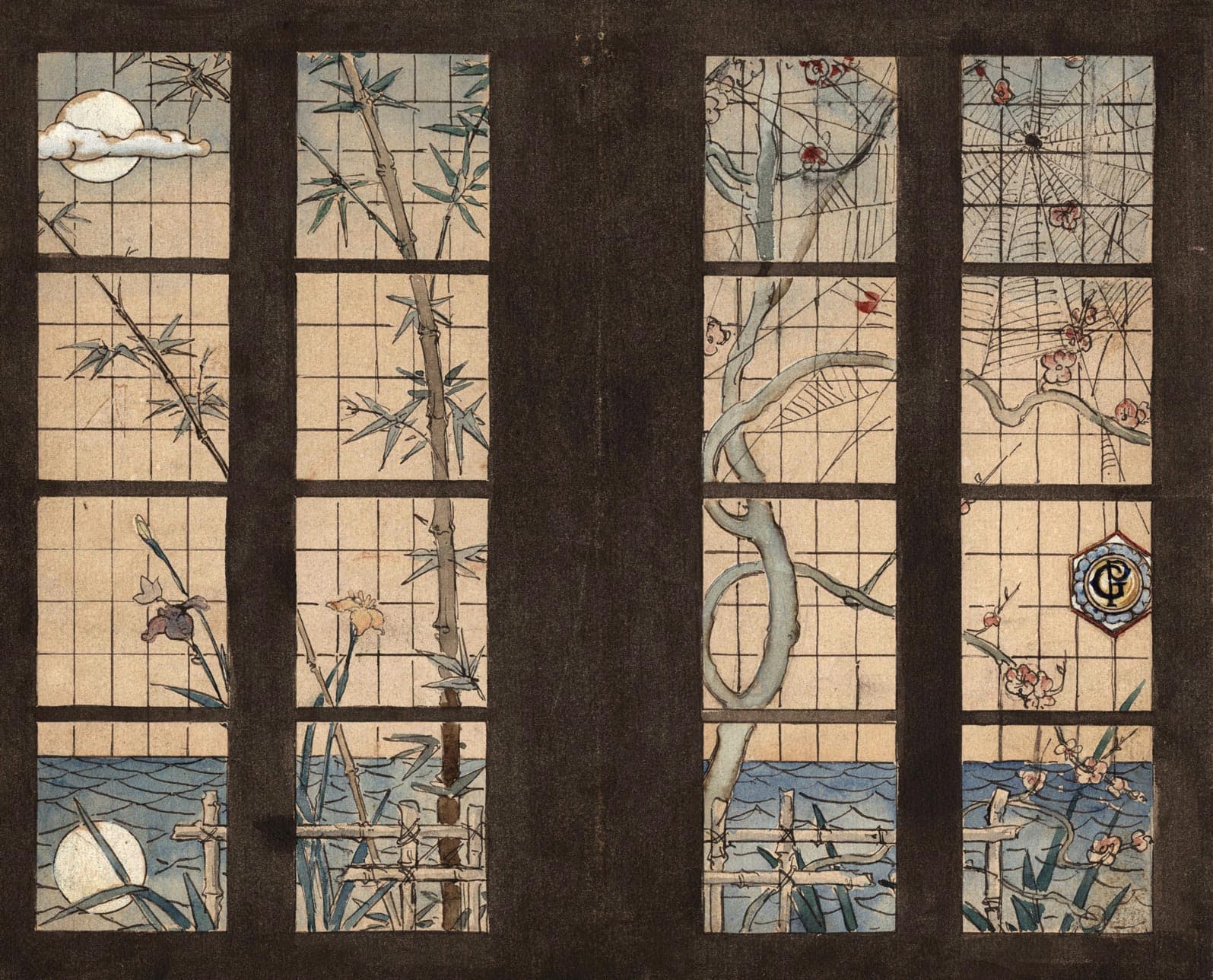 Project for a Stained Glass Window in Gabriel Pierné's Paris Flat