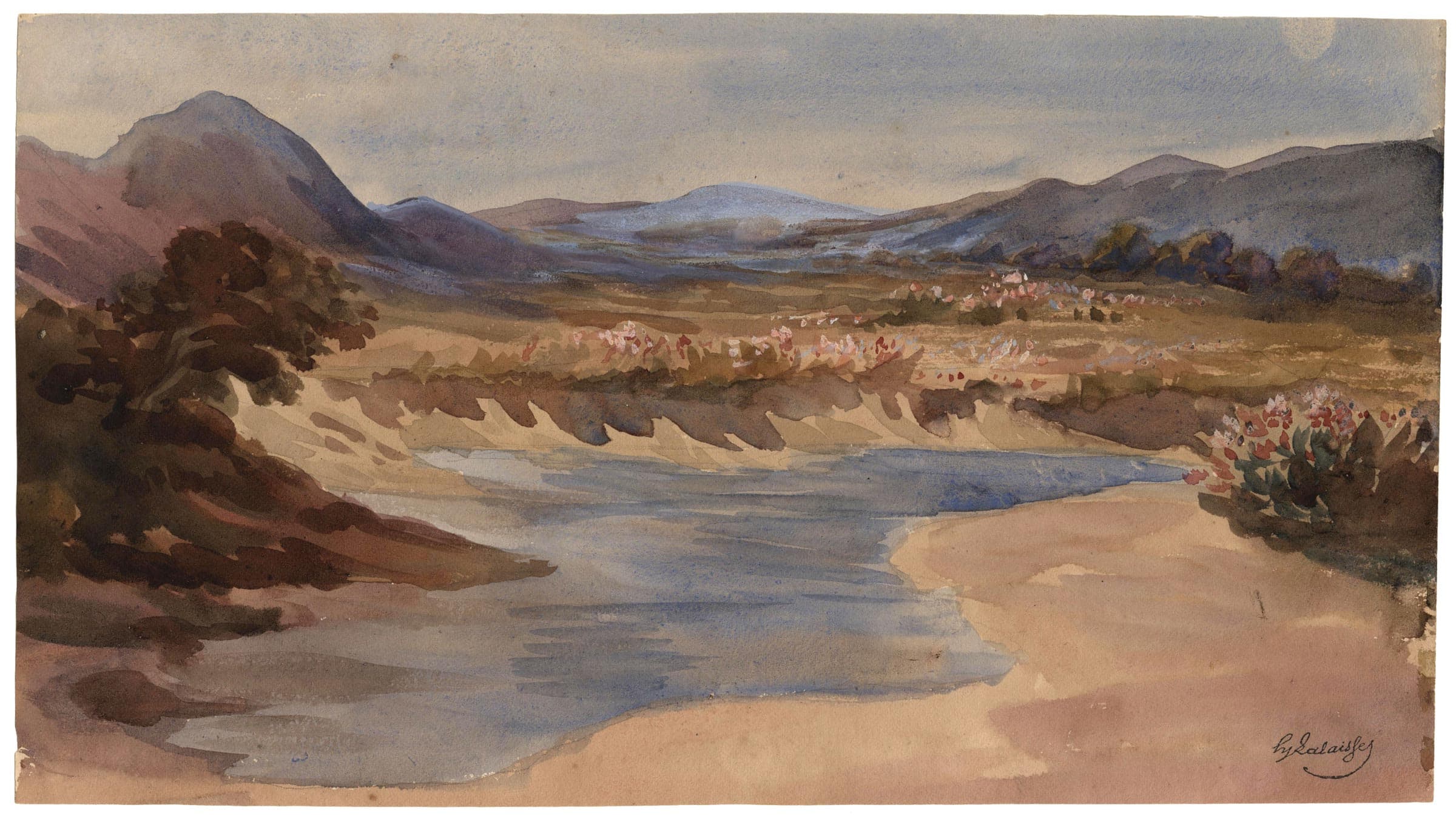 Watering Hole on a Mountain Plateau (Atlas?)