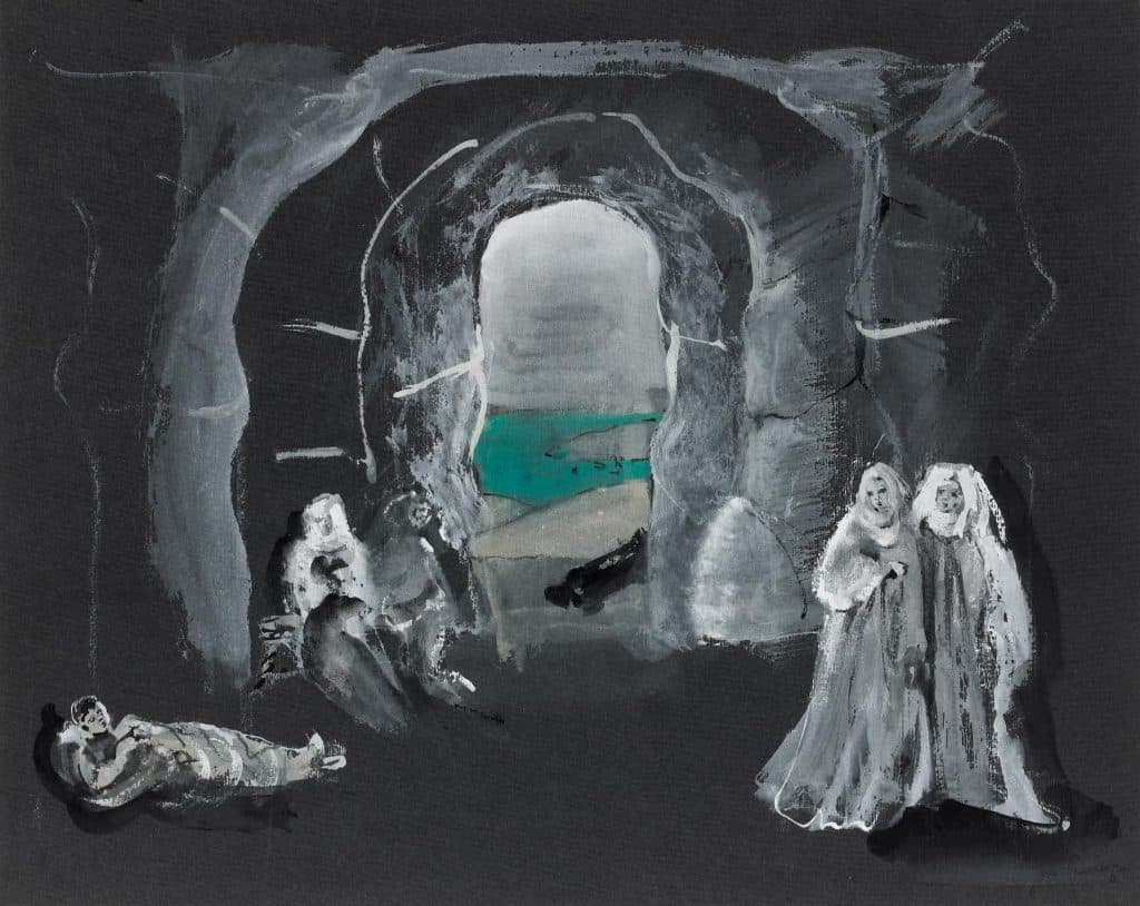 Quiroga – Étude de décor pour Le Cycle de Cuchulain de W.B. Yeats