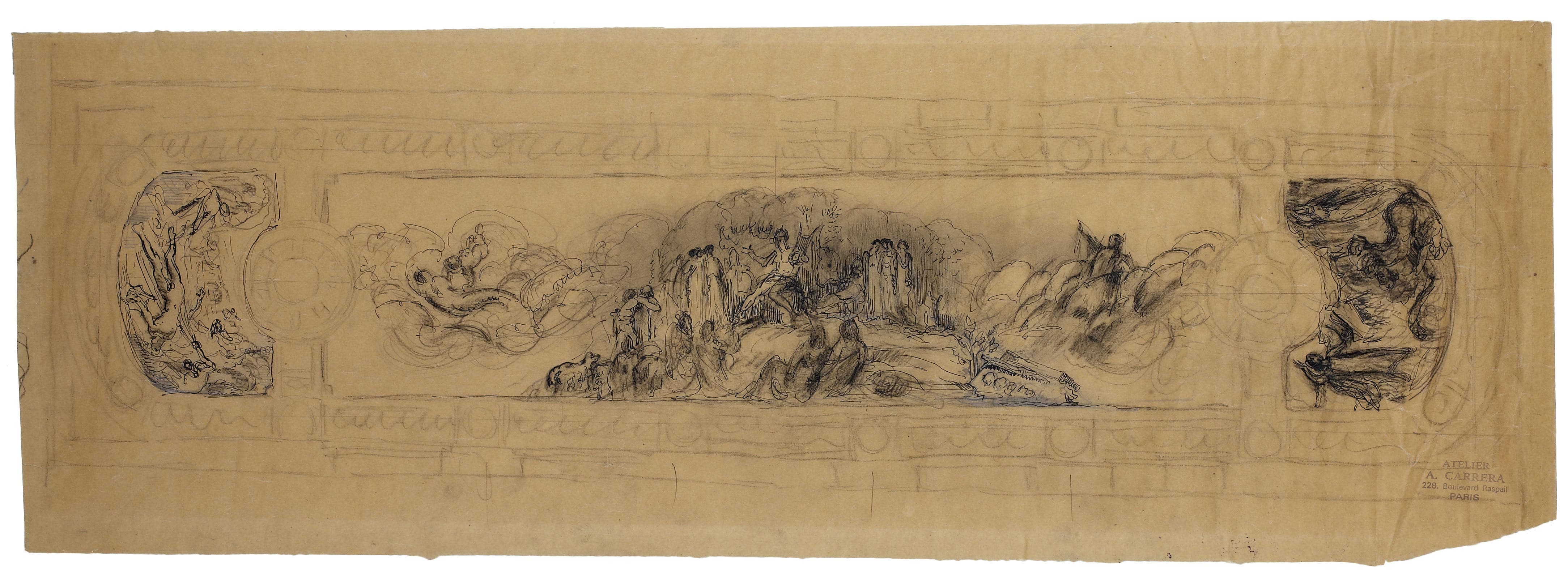 The Myth of Orpheus (study for the Opera House of Marseille)