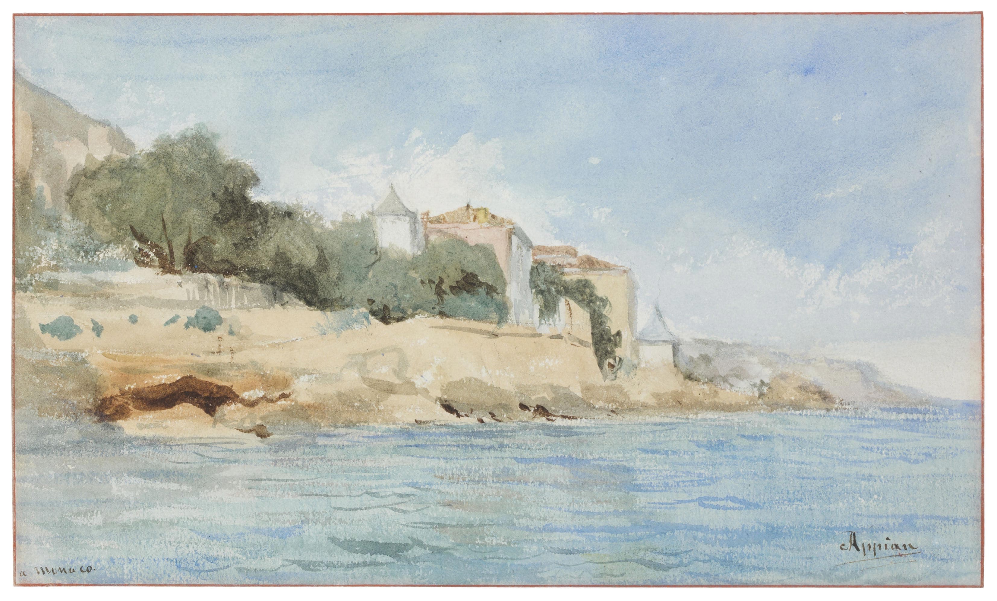 Vue de la côte à Monaco