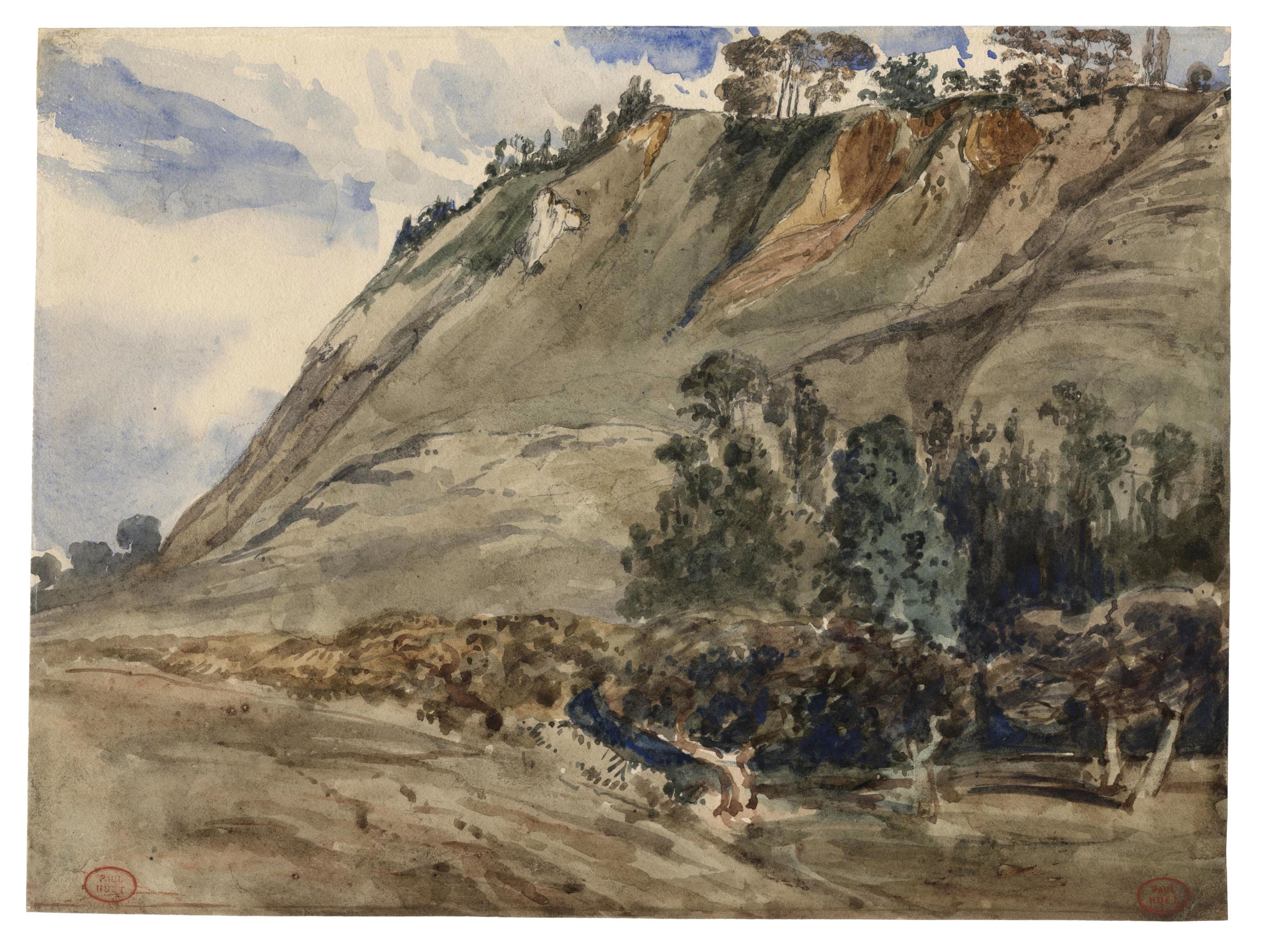 Paysage (Vallée du Rhône ?)