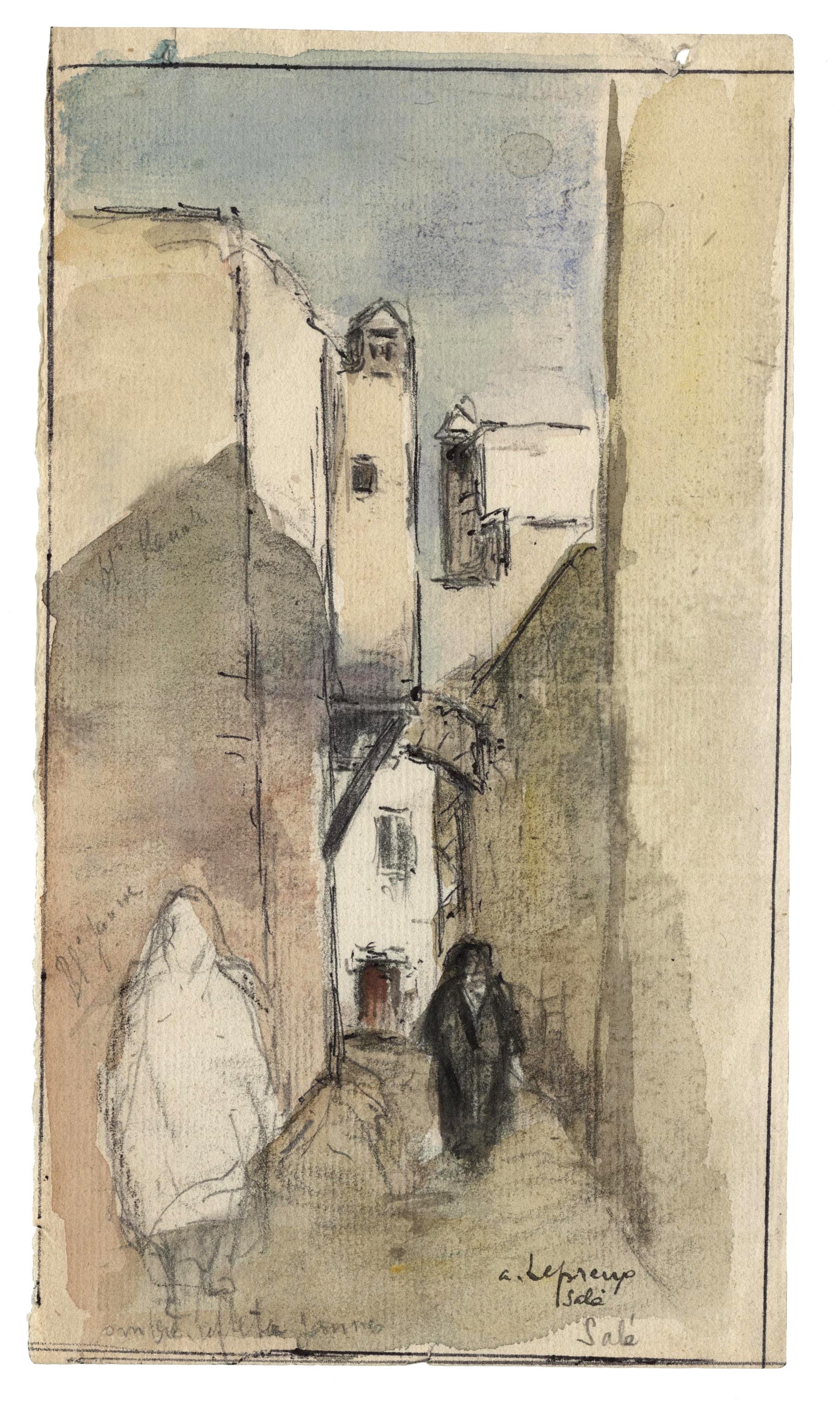 Medina Street in Salé (Morocco)