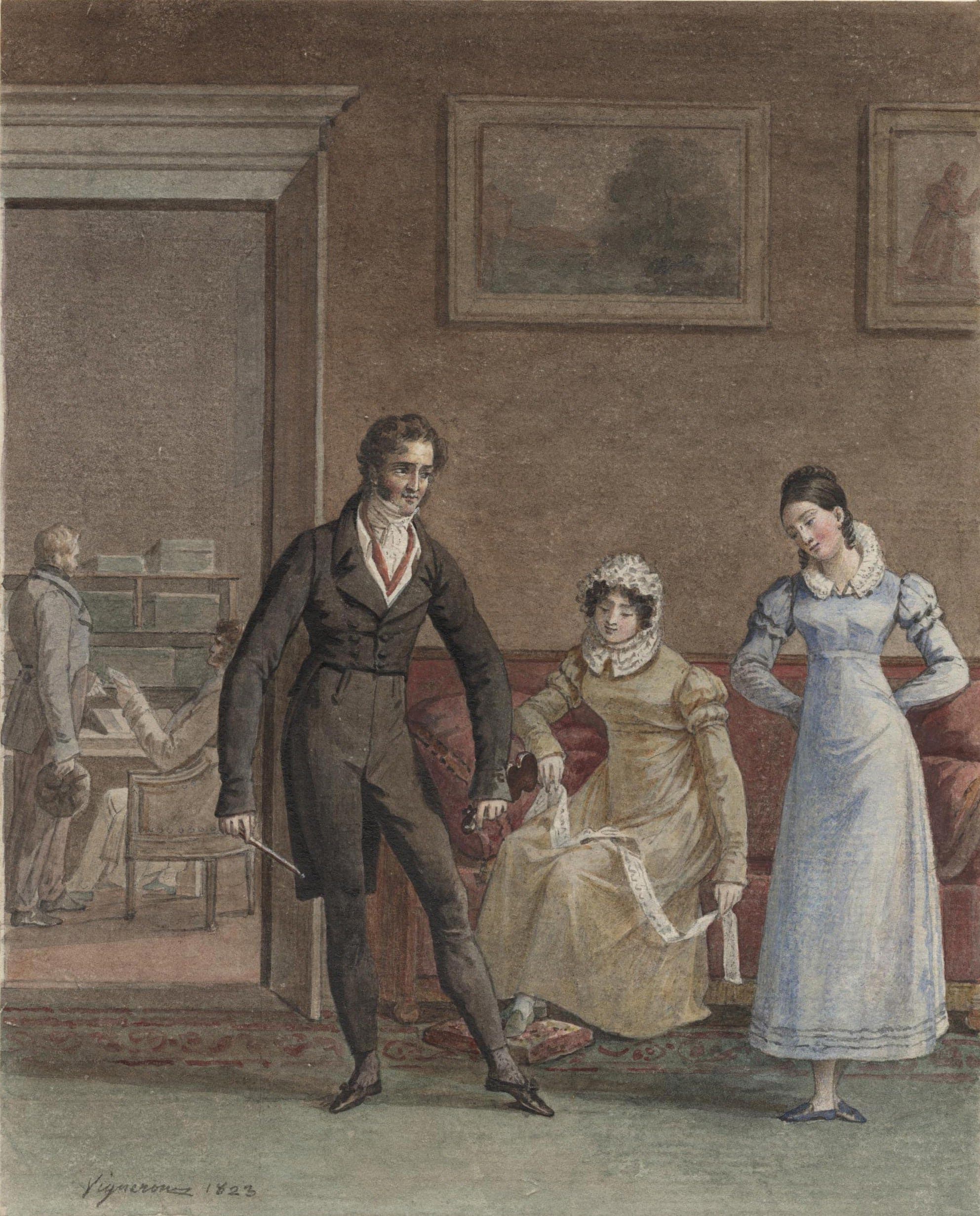 VIGNERON Pierre-Roch — The Dancing Lesson