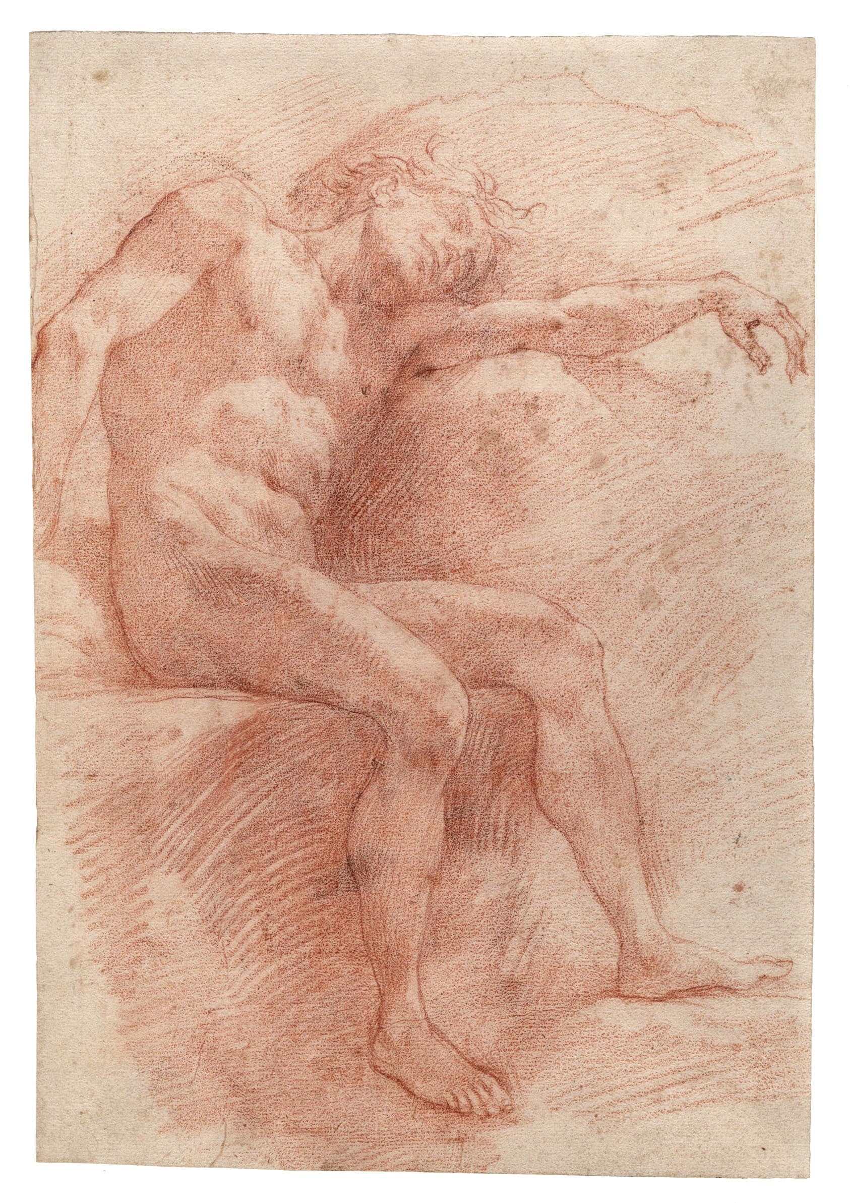 Académie d'homme assis