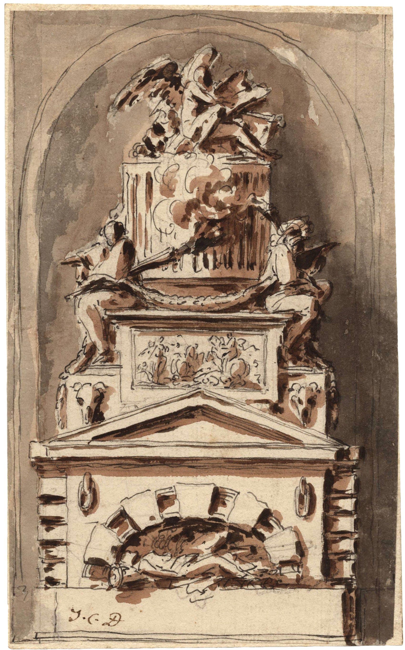 Project for a Tomb in a Niche