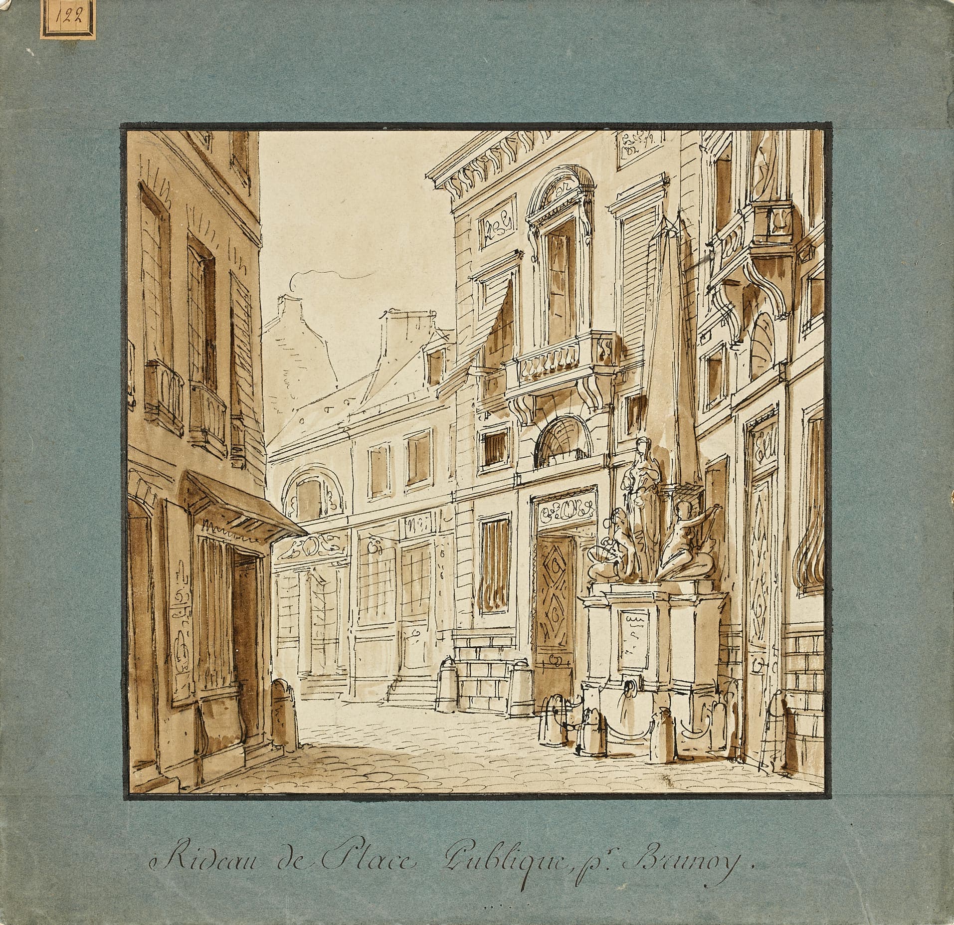 Rideau de scène pour le théâtre à Brunoy