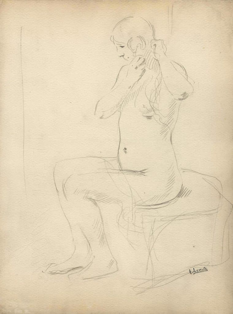 Lerolle – Femme à sa toilette