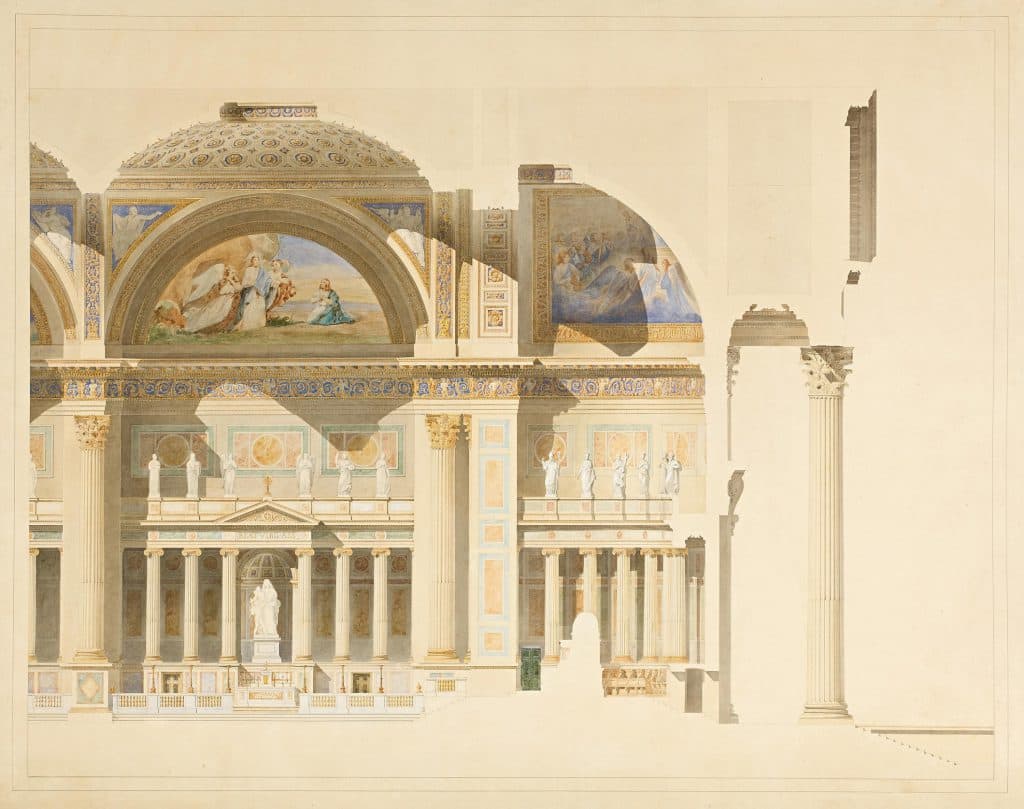 Huvé – Projet de décoration intérieure de l’église de la Madeleine