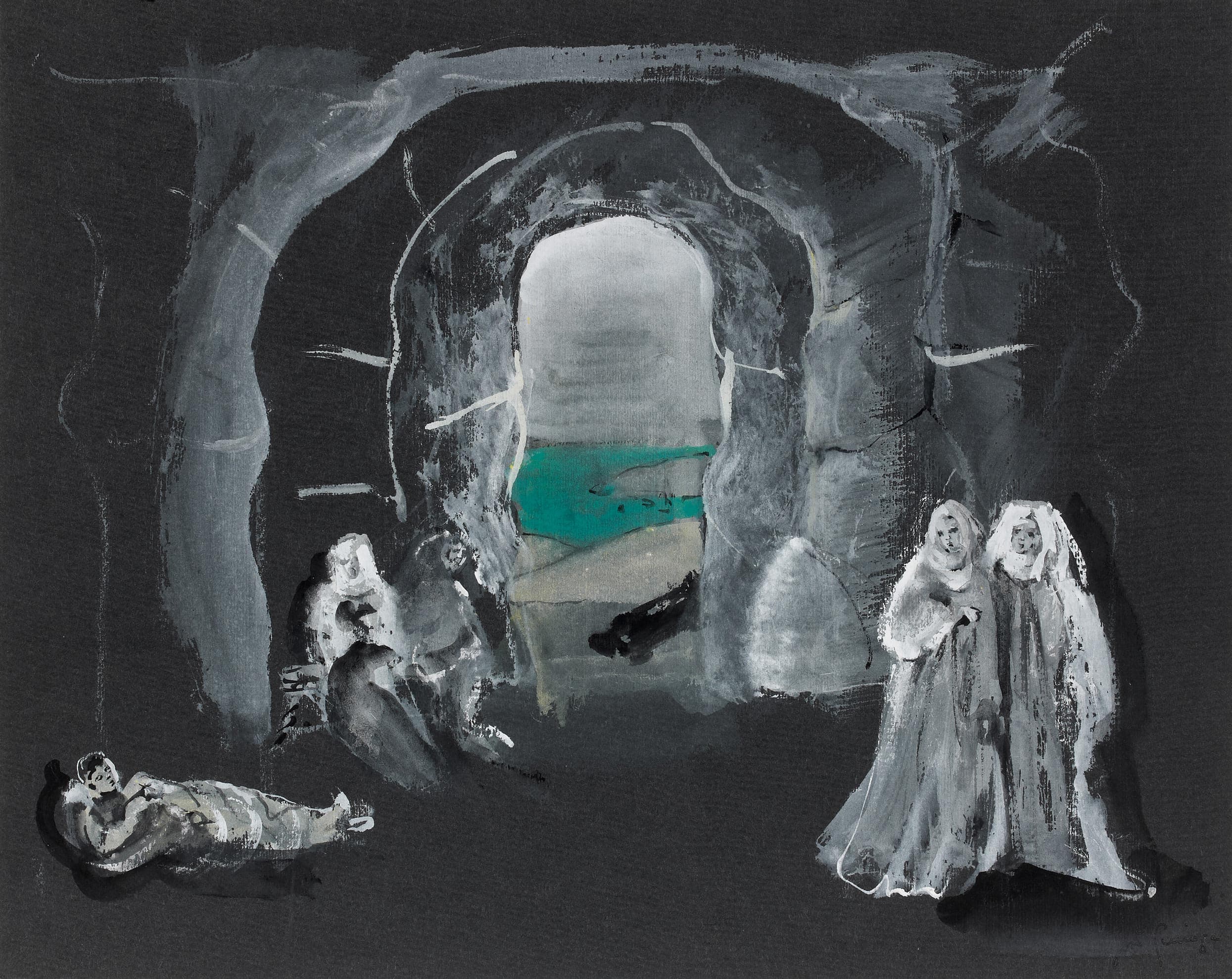 Étude de décor pour Le Cycle de Cuchulain de W.B. Yeats