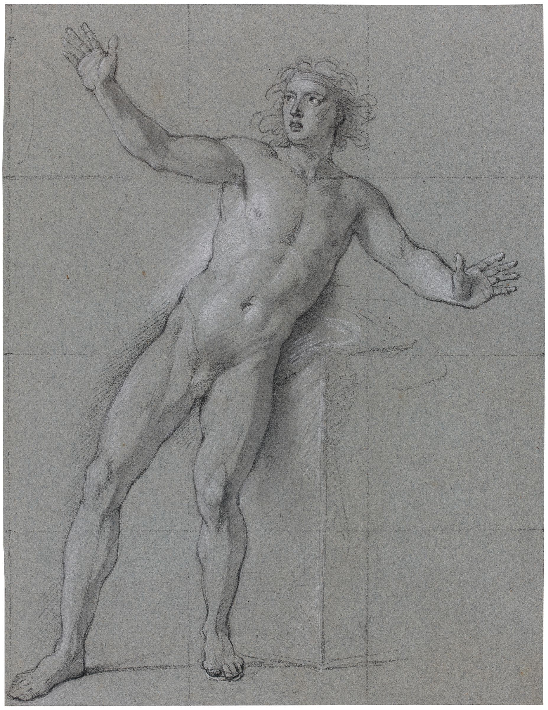 COYPEL Charles Antoine — Academy Figure of a Man