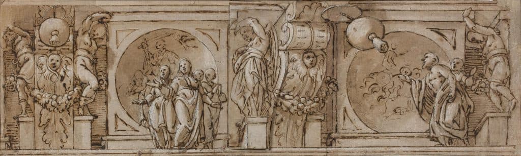 Gambara – Frise en trompe-l’œil