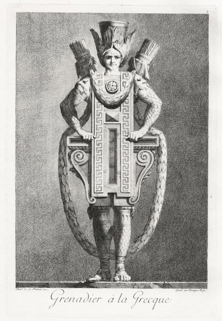 Bossi / D’après Petitot – Grenadier à la Grecque