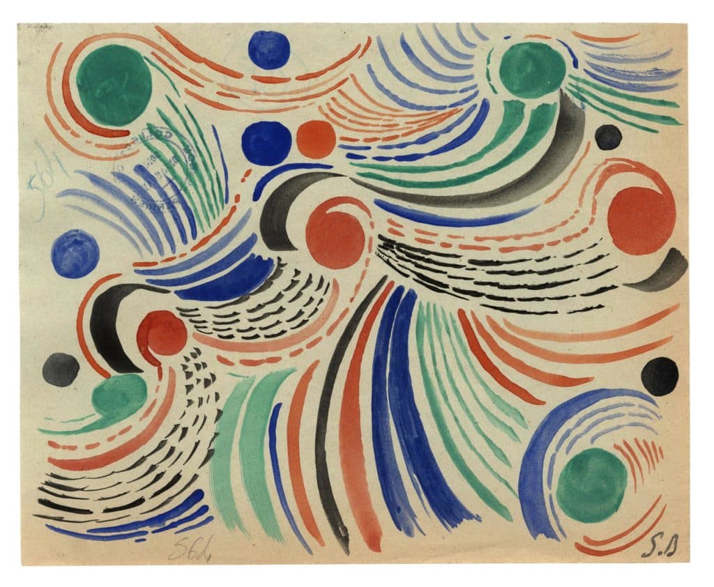 Delaunay (Sonia) – Projet de tissu