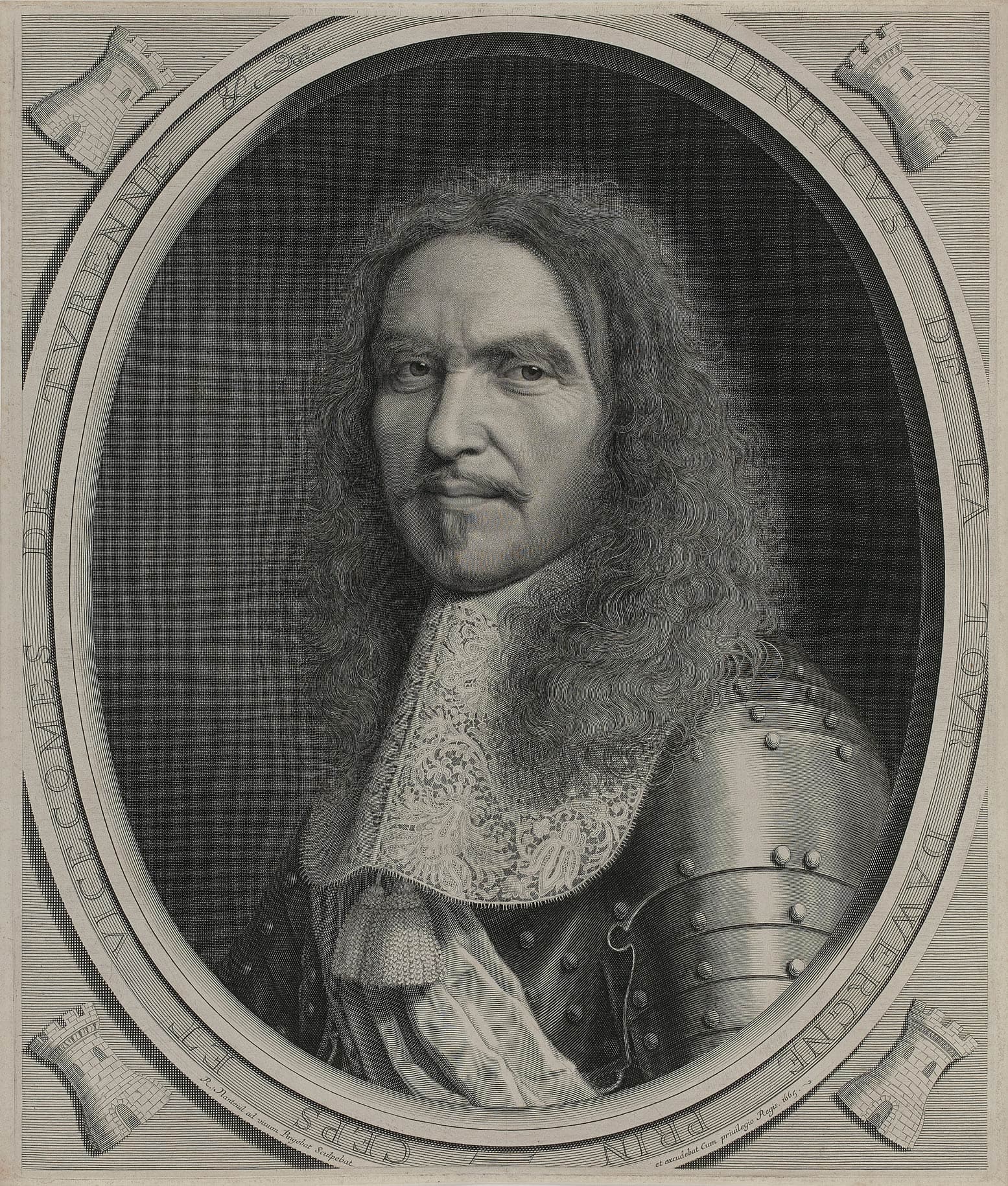 NANTEUIL Robert — Portrait of Henri de la Tour d'Auvergne, vicomte de Turenne