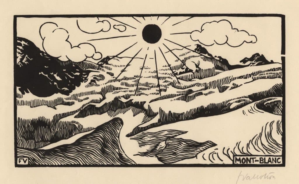 Vallotton – Mont Blanc