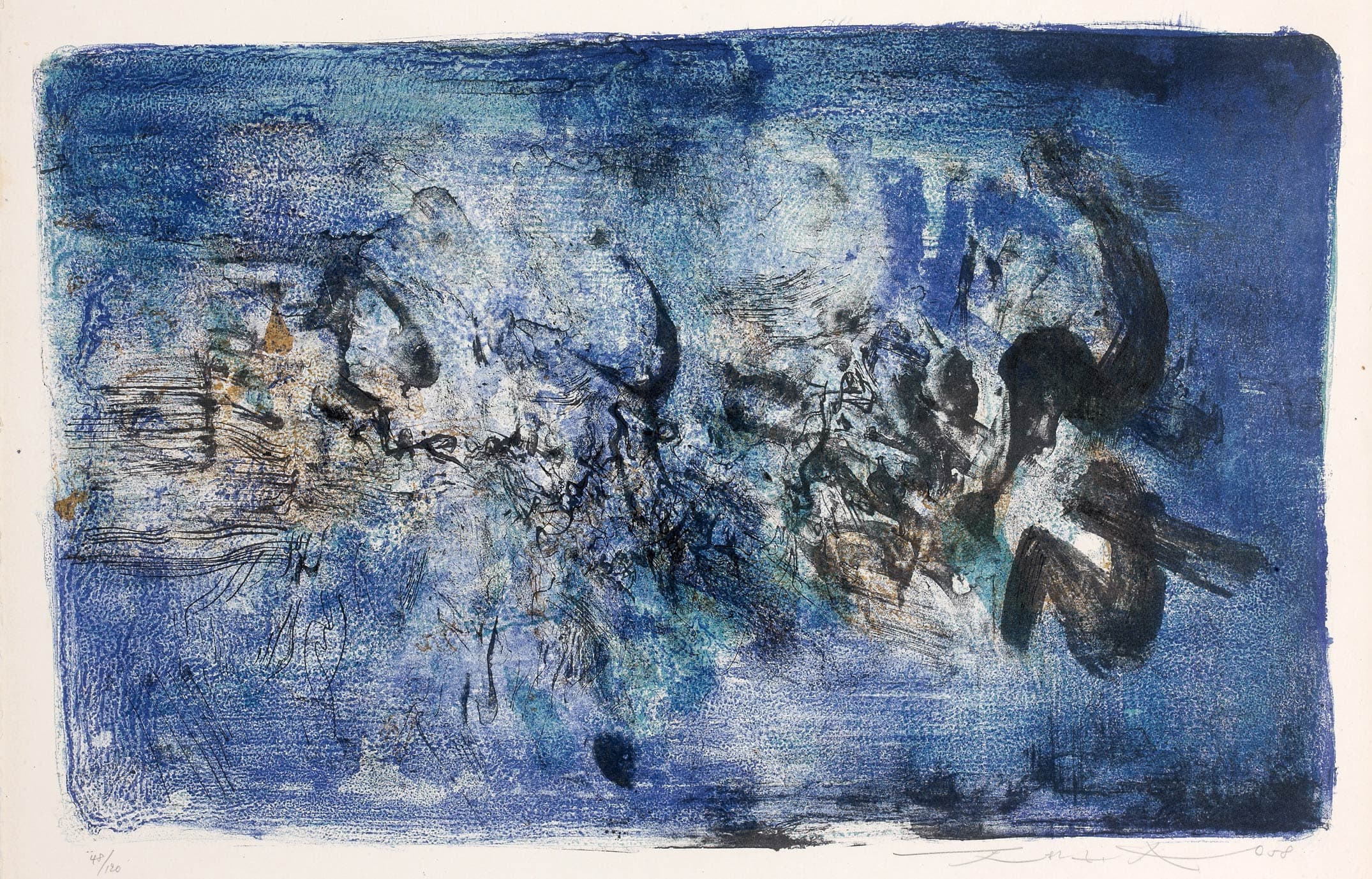 ZAO WOU KI — Untitled