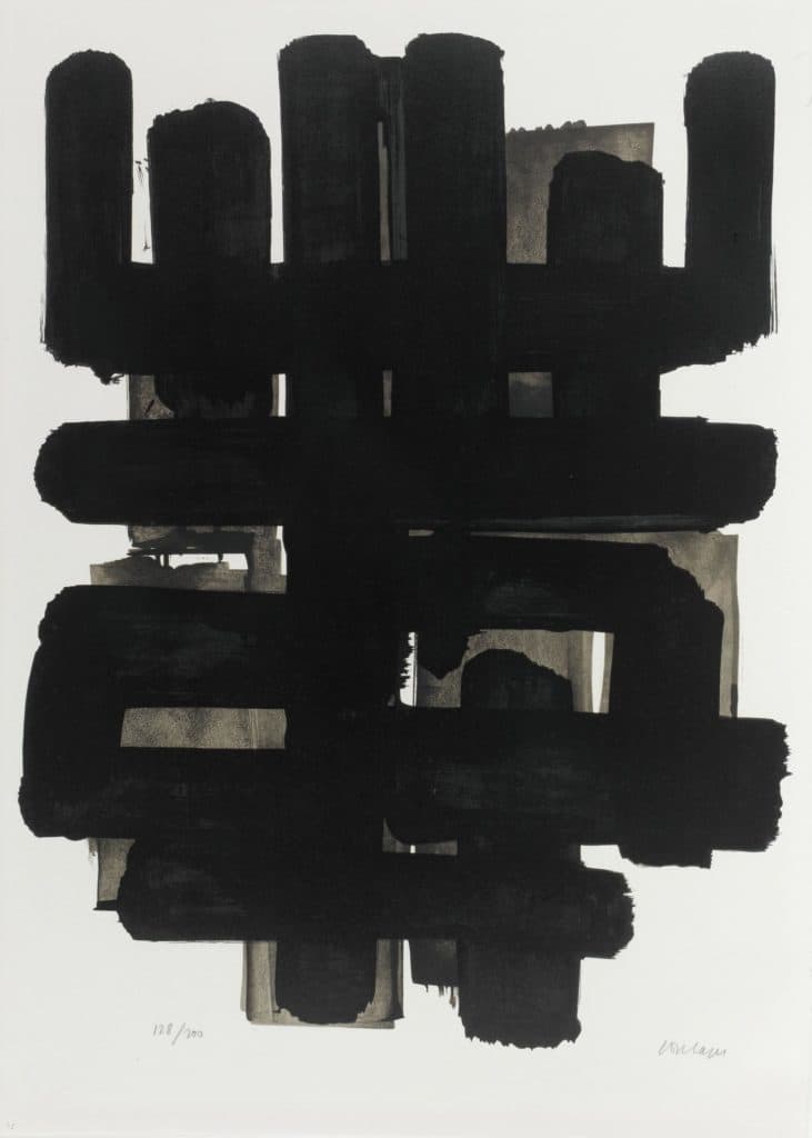 Soulages – Lithographie n° 3