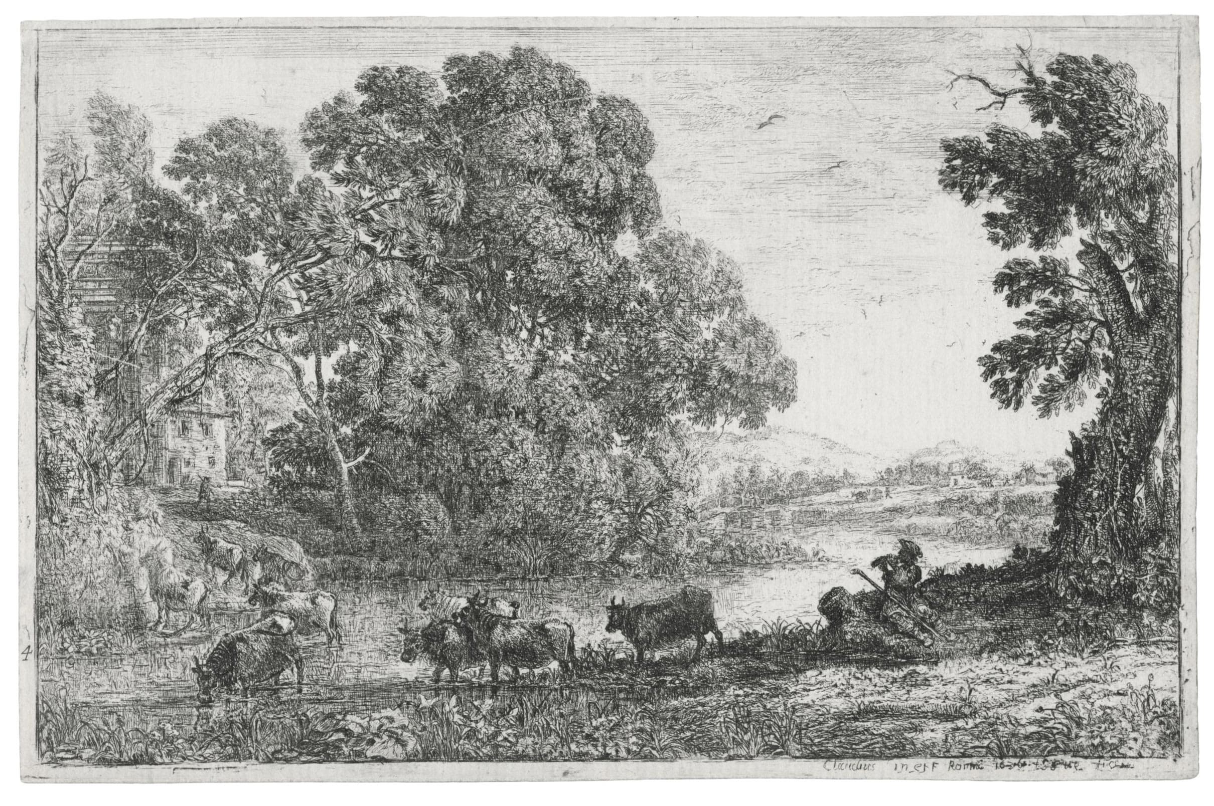 LE LORRAIN Claude Gellée dit — Le bouvier