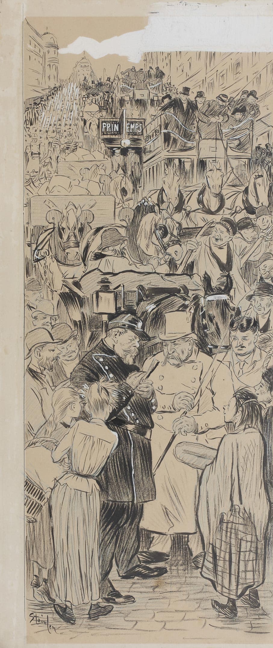 Parisian street scene