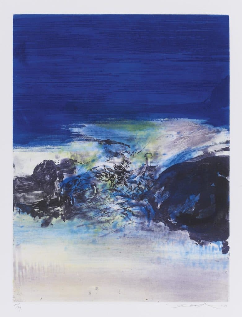 Zao Wou-Ki – Sans titre