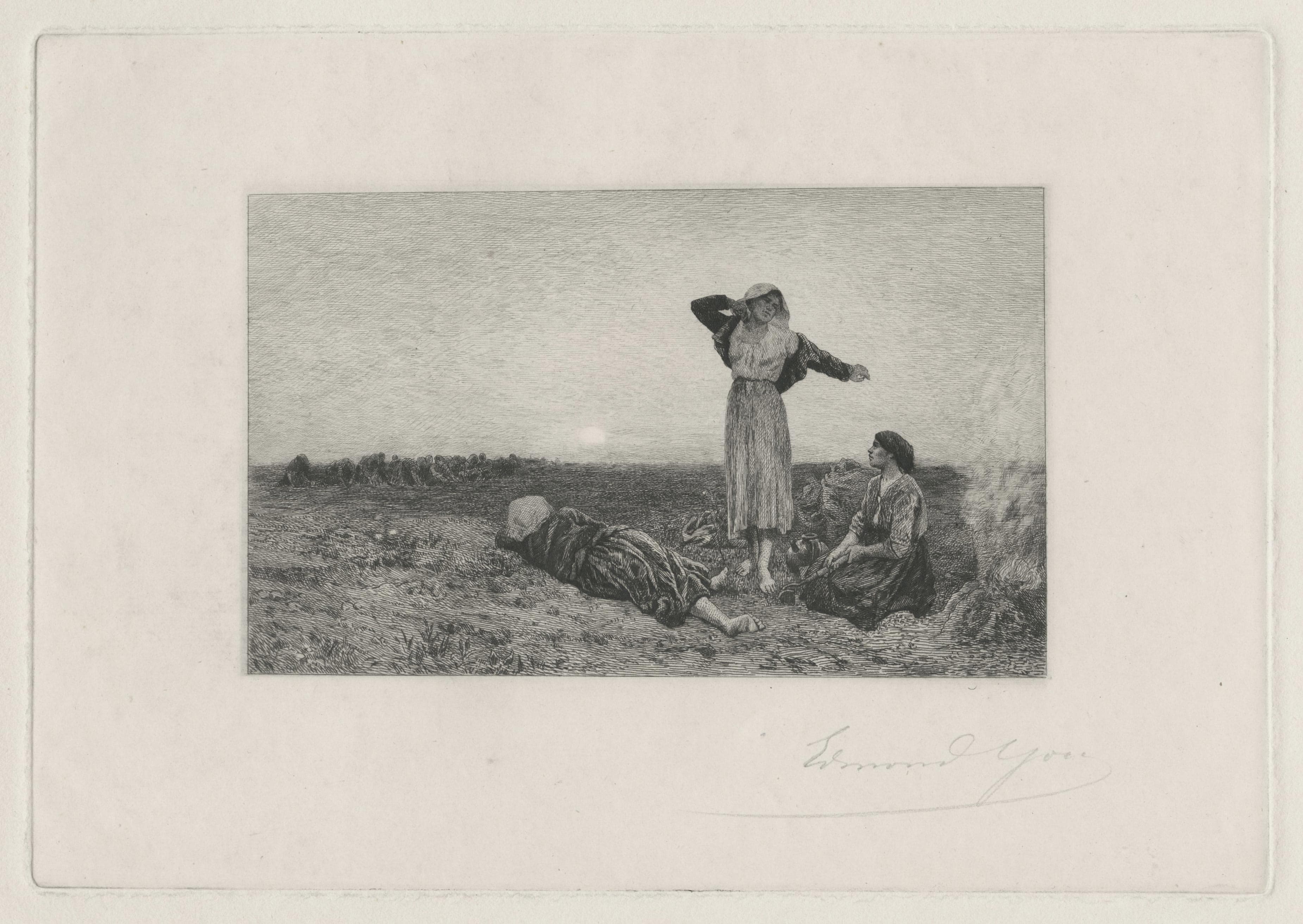 Le coucher de soleil