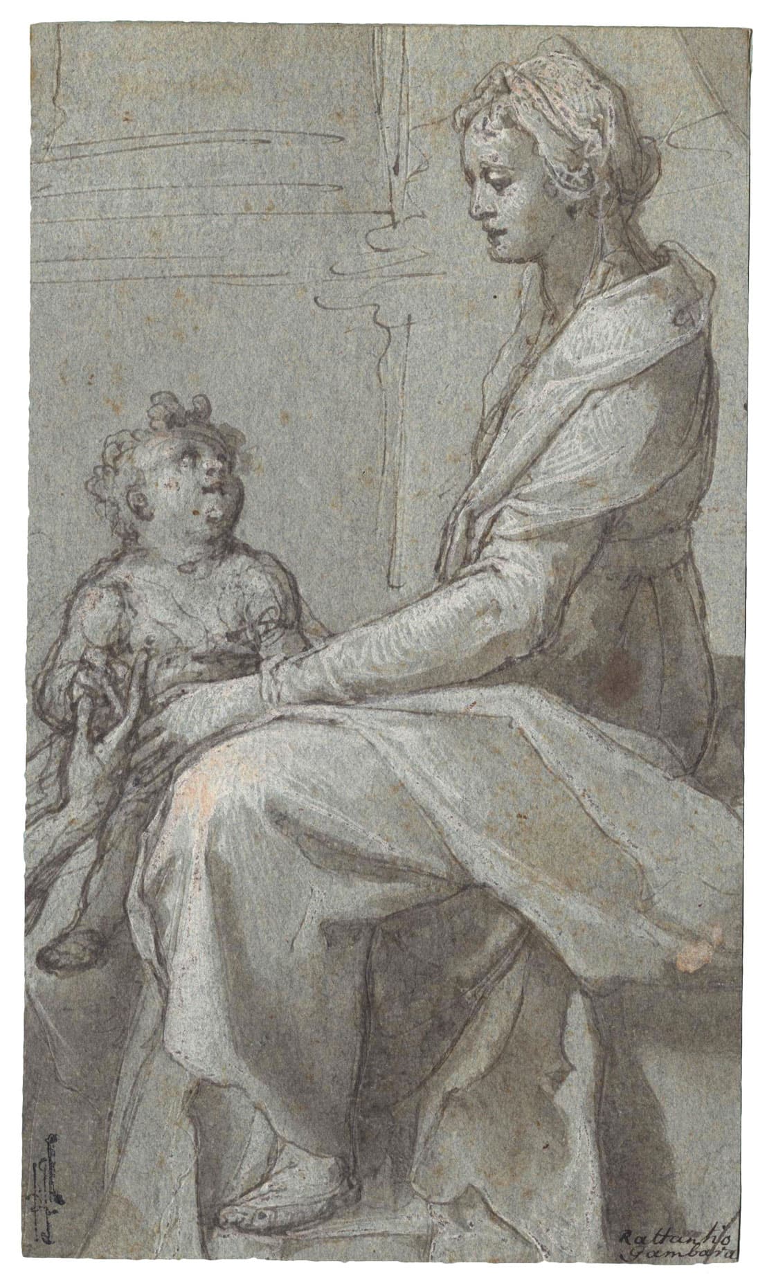 Virgin with the Child on Her Lap