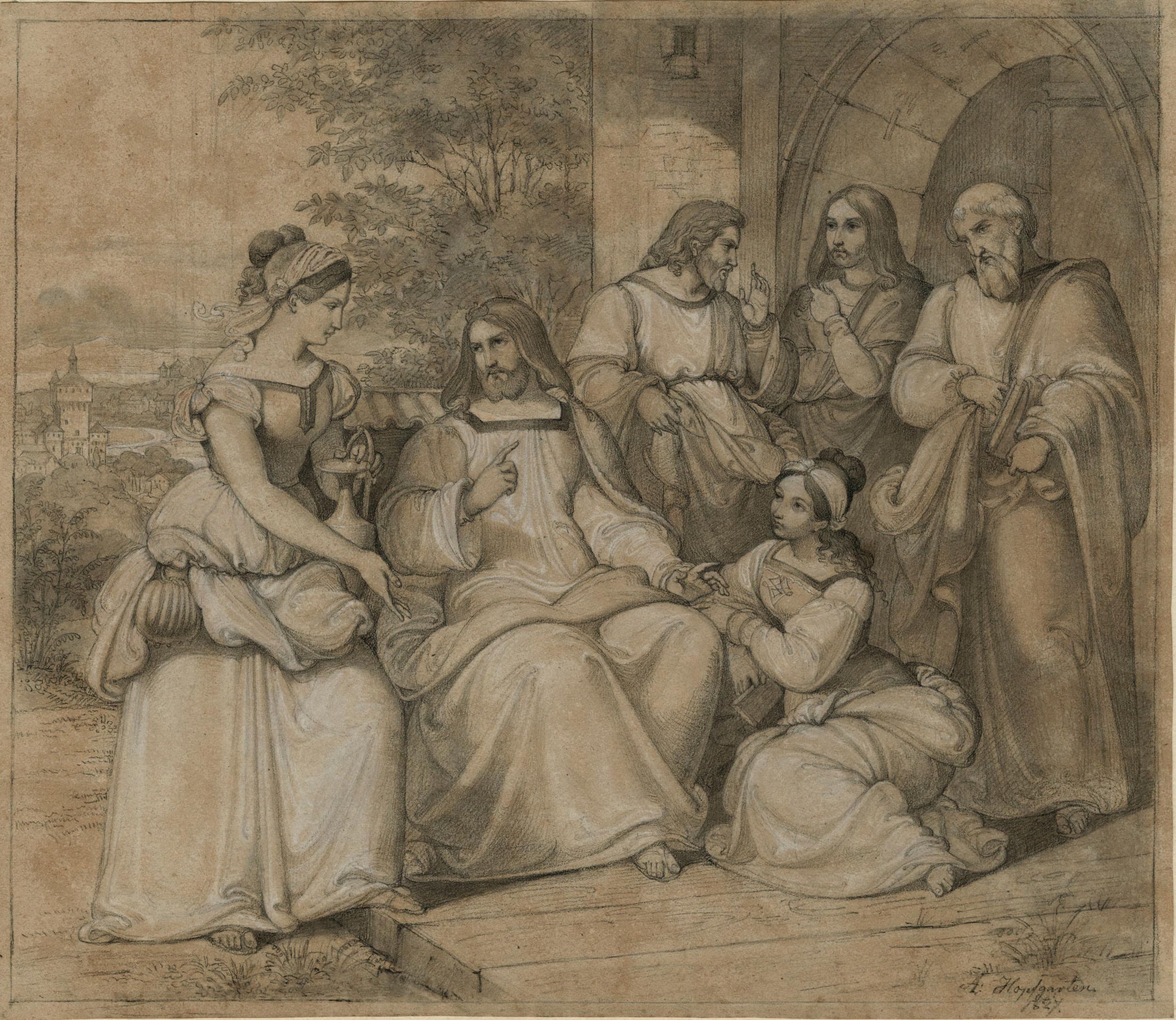 Christ at Martha and Mary's