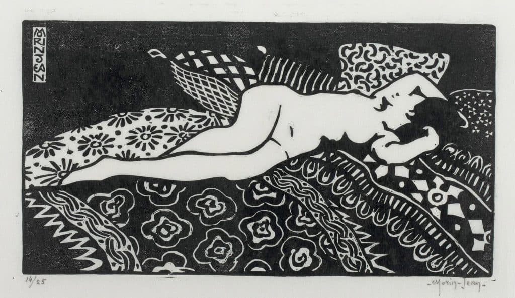 Morin-Jean – Nu aux coussins