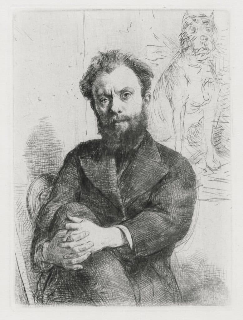 Desboutin – Le Comte Lepic (peintre-graveur)