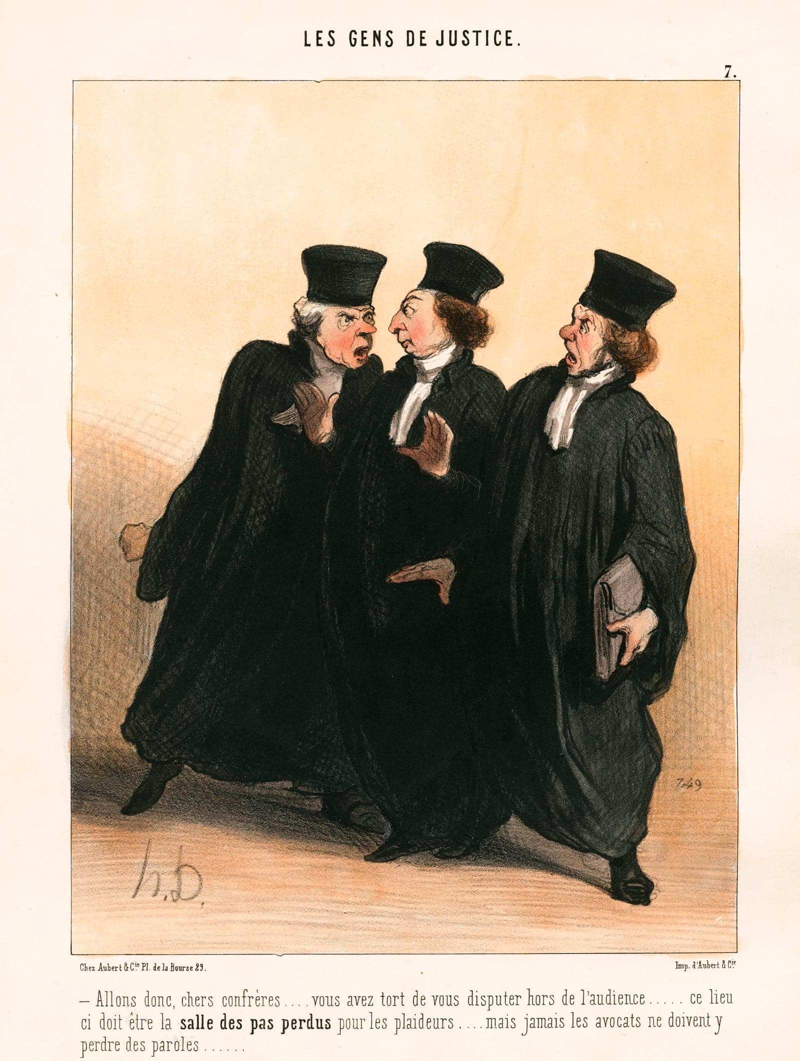 Allons donc chers confrères... (Come on dear colleagues...)