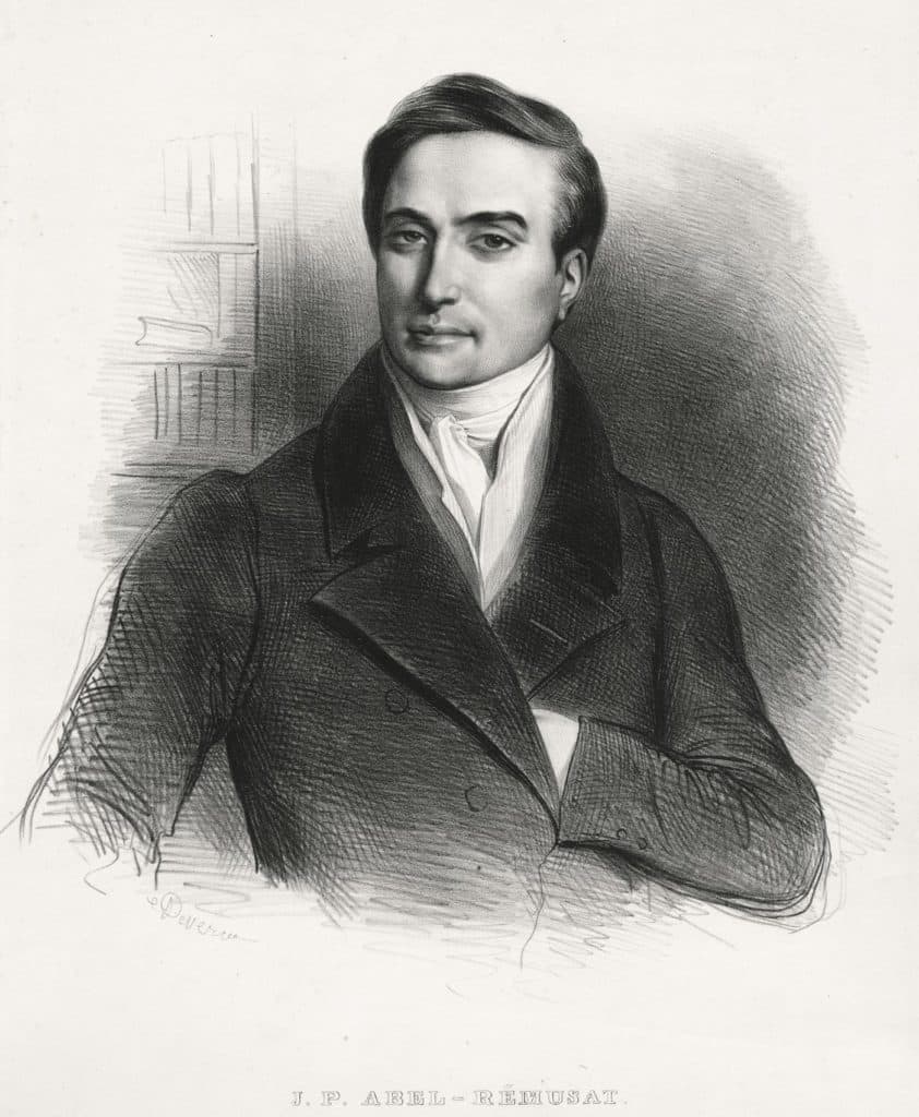Devéria – Portrait de J. P. Abel-Rémusat, sinologue