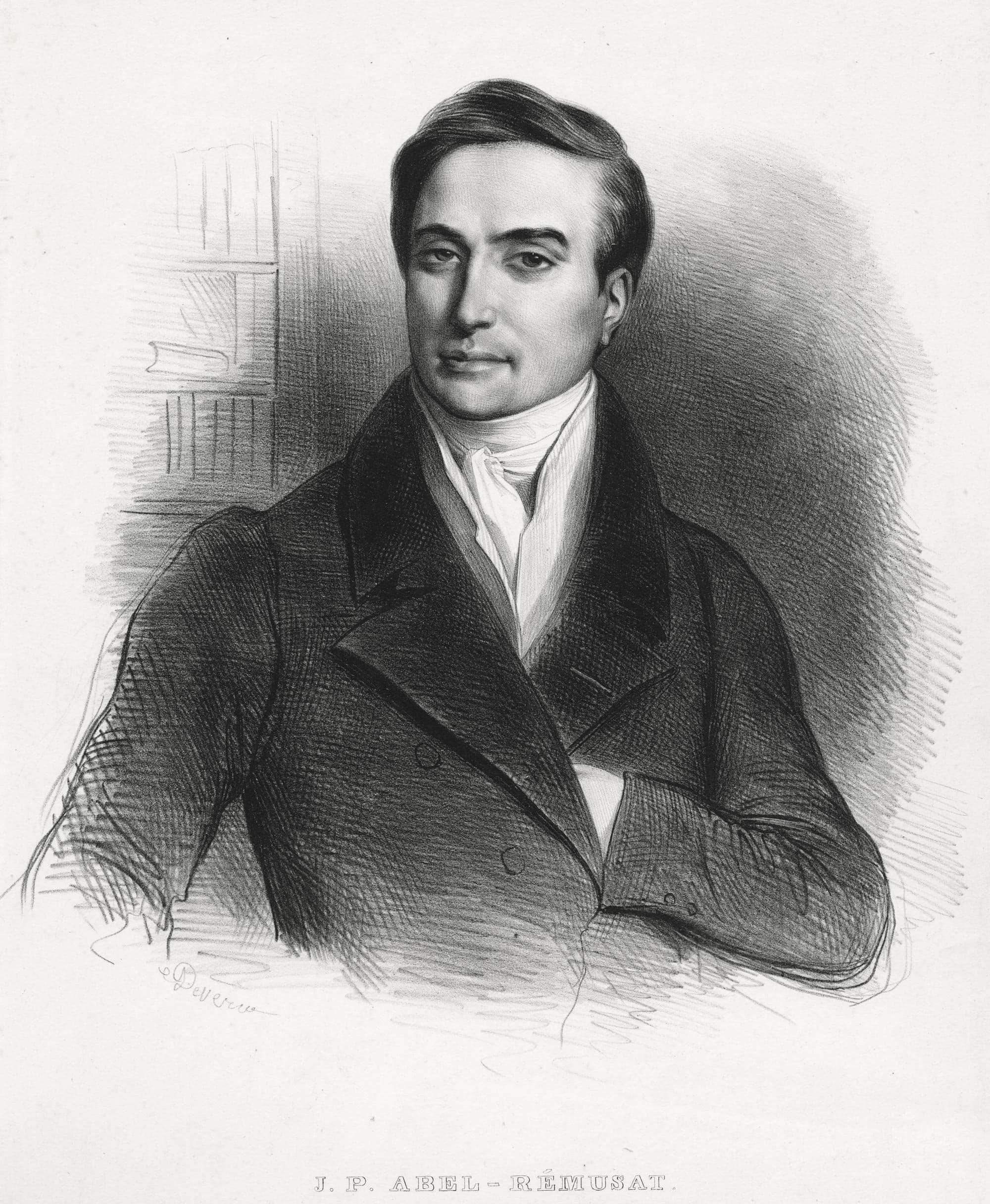 Portrait de J. P. Abel-Rémusat, sinologue