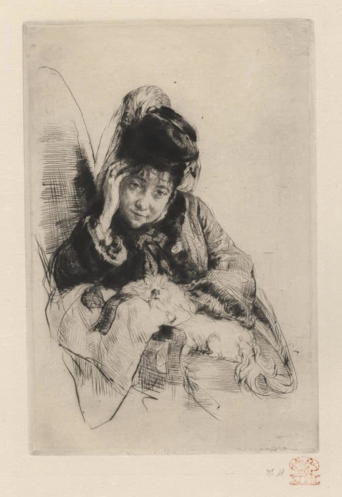 Desboutin – Madame Hector de Callias ou Nina de Villart